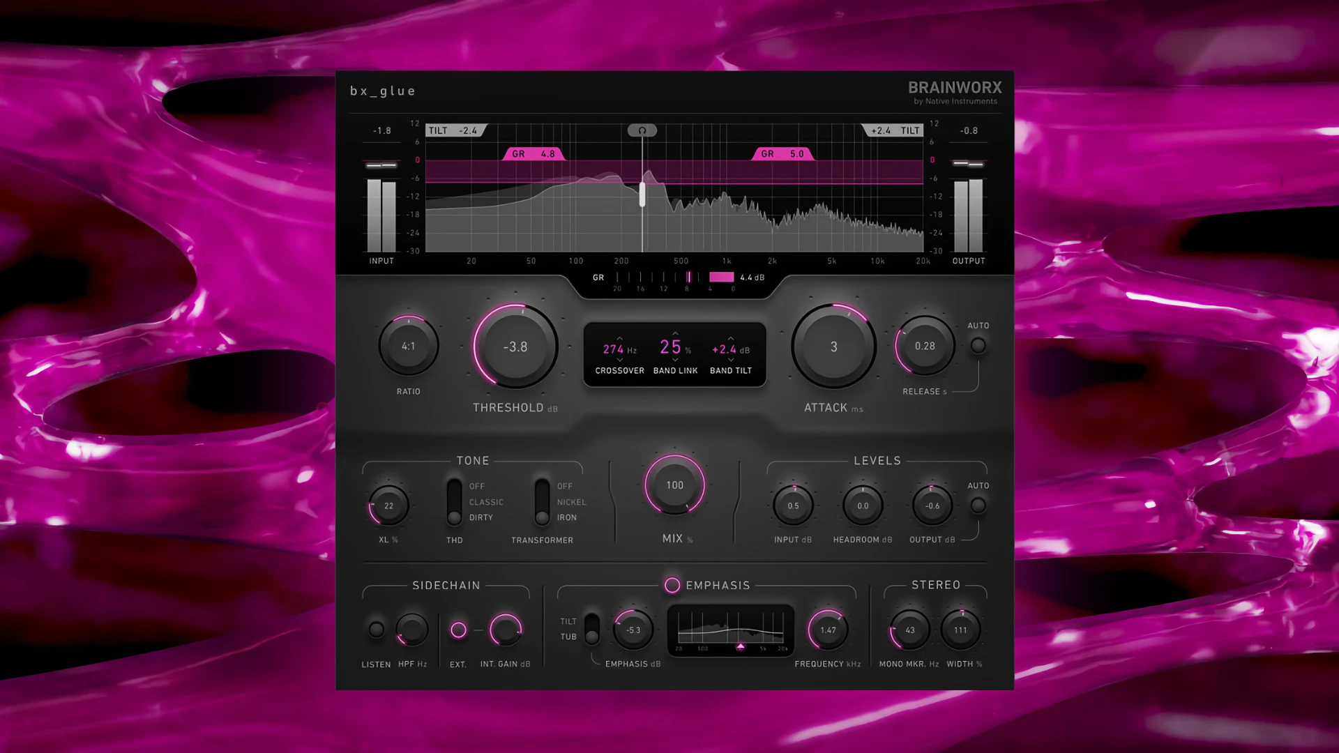 Plugin Alliance Brainworx bx_glue screenshot 1